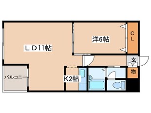 ノーザンヒルズ南６条の物件間取画像